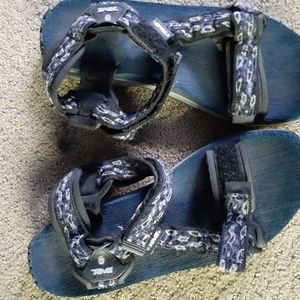 Navy Blue Teva Sandals